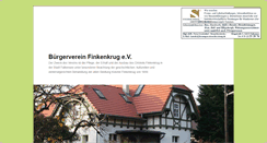 Desktop Screenshot of buergerverein-finkenkrug.de