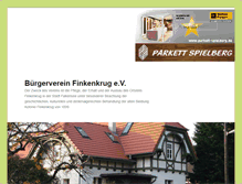 Tablet Screenshot of buergerverein-finkenkrug.de